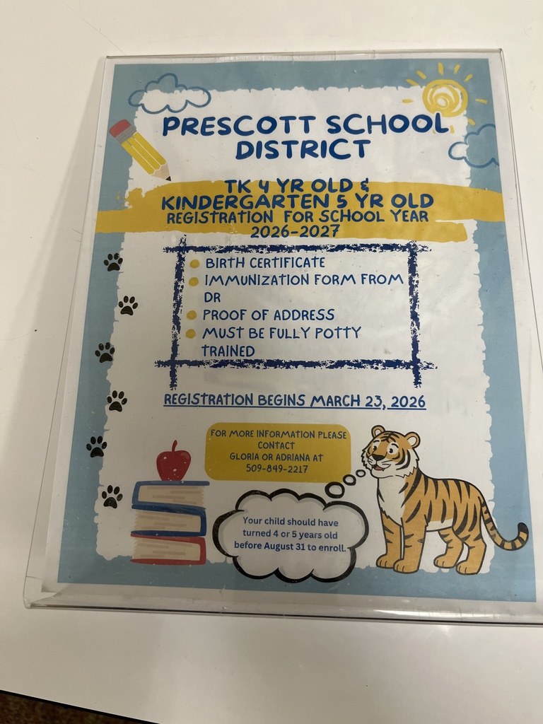 Prescott TTK and Kinder notice