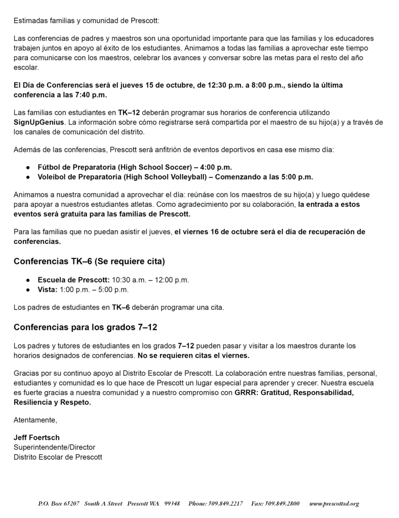 Conference Letter SP