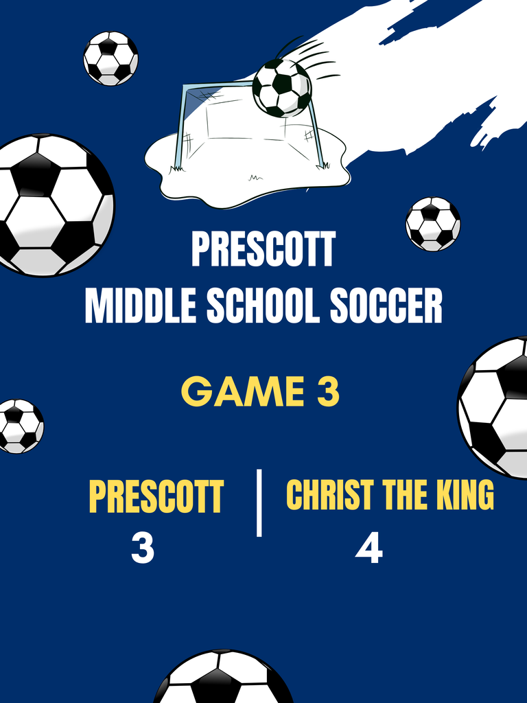 Game 3 MS Soccer Results