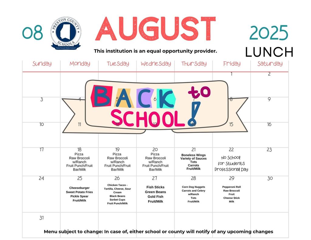 lunch menus