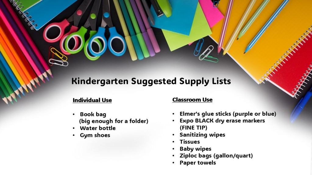 Suggested Supply Lists