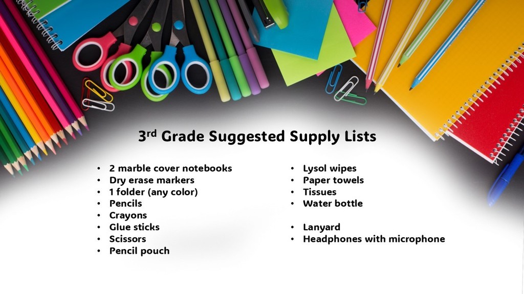 Suggested Supply Lists