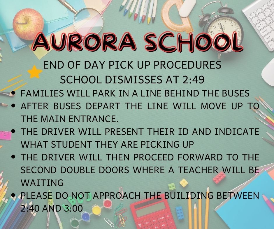 Pick Up Procedures
