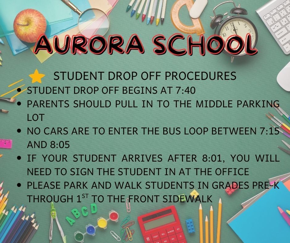 Drop Off Procedures 