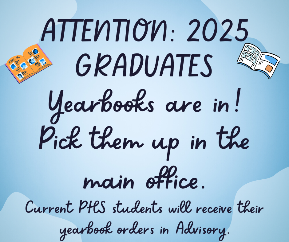 Yearbooks are in