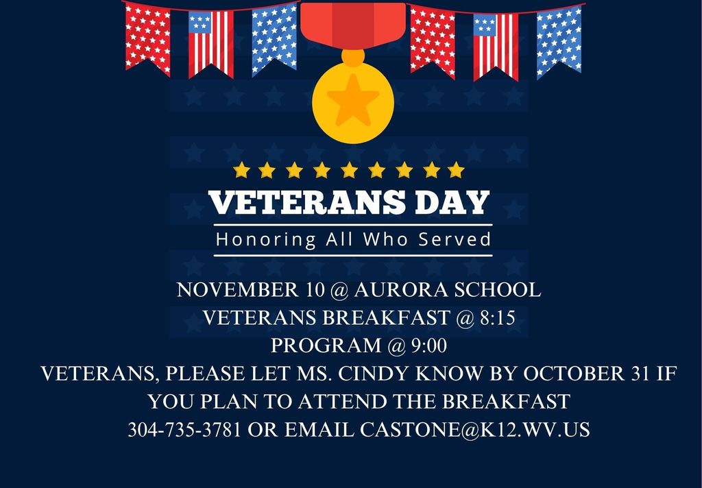 Veterans day breakfast
