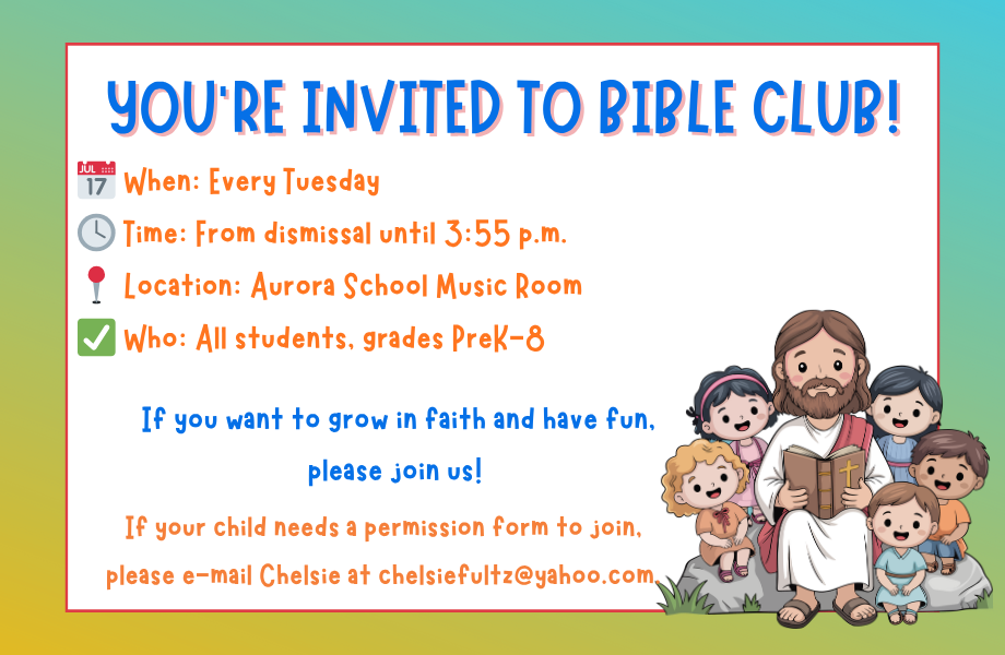 Bible Club Invite