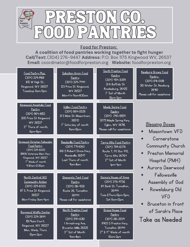 food pantry flyer