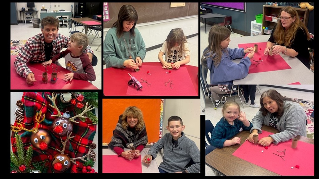 Our STOMP drawing winners for the month of December participated in ornament making with staff members!