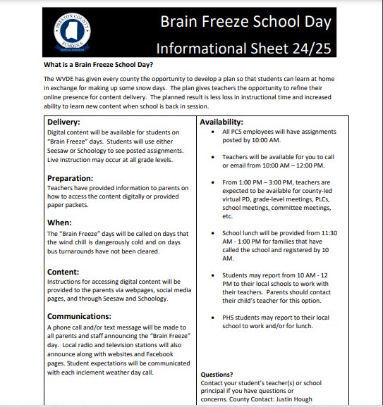 brain freeze