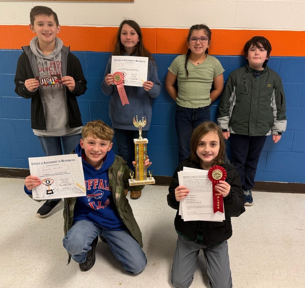 KES fourth grade students represented our school well in the 50th Annual PCS Math Field Day competition held on Wednesday!