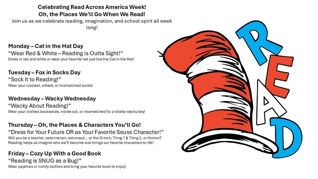 Tomorrow is "Cozy Up With a Good Book" Day! Wear your pajamas to school!