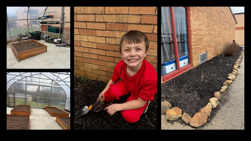 KES is gearing up for spring with the cleanup of our greenhouse and front flower bed! Thanks to Julia Kelly, member of the WVU Extension Master Gardener Program, for your efforts!