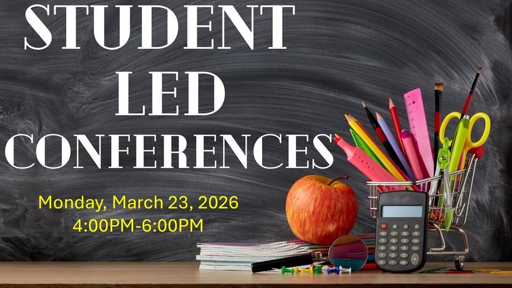 Please join us for student-led data conferences next Monday, March 23, from 4-6PM
