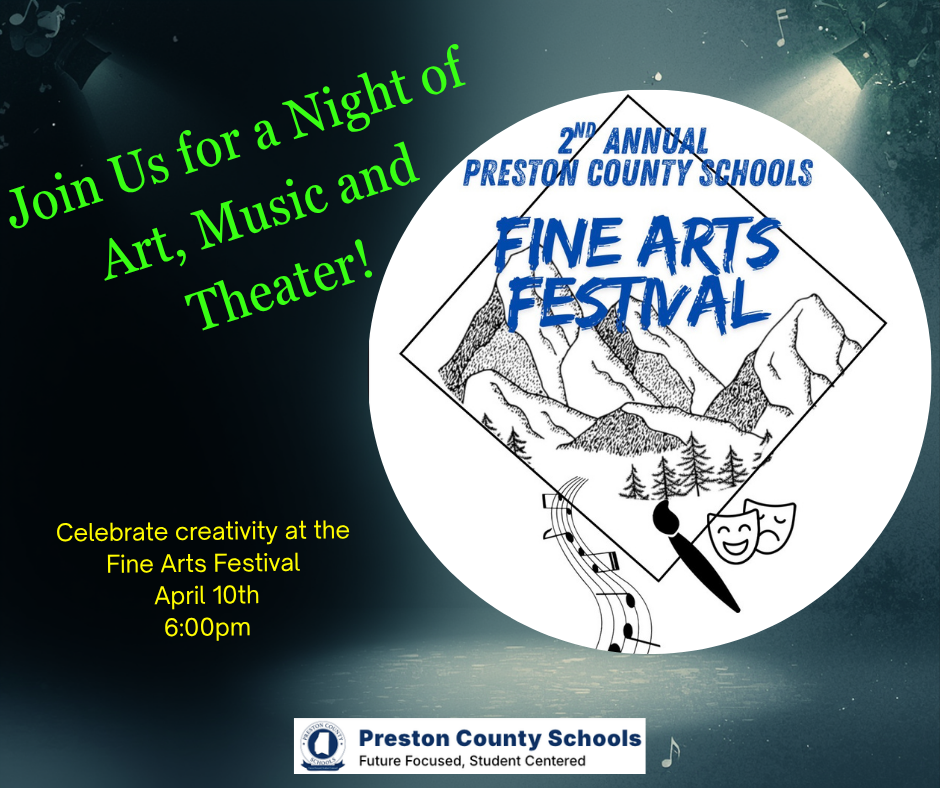 fine arts festival informational flyer