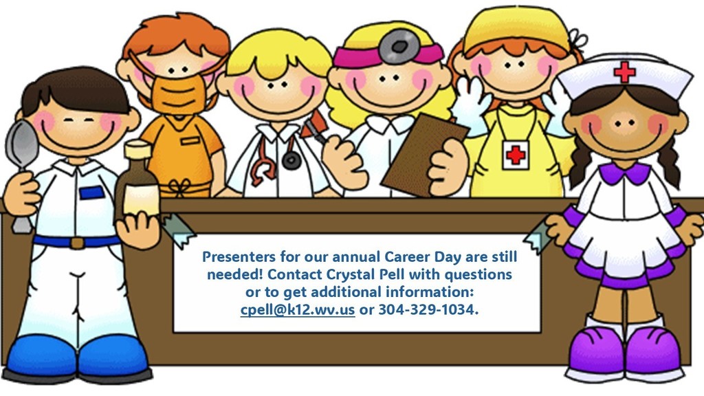 KES is still in need of presenters for our annual Career Day! 