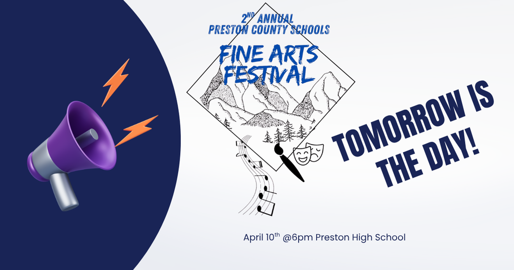 fine arts festival informational flyer