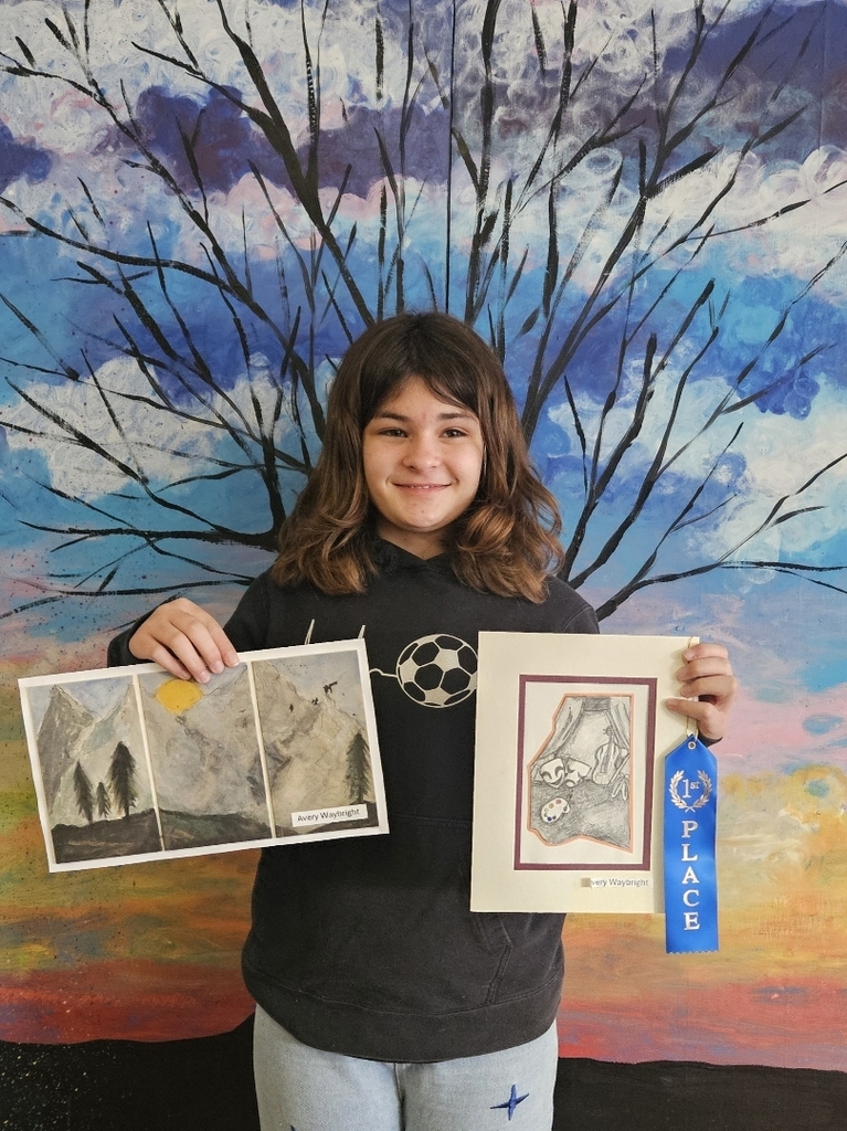 Congratulations to those students whose artwork took prizes for our school display at the Preston County Schools  Fine Arts Festival  on Friday evening!