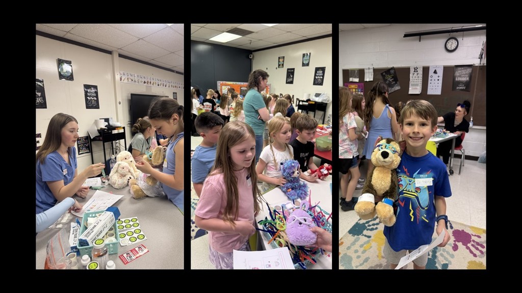 KES students received a lesson in routine doctor visits from PHS nursing students last week