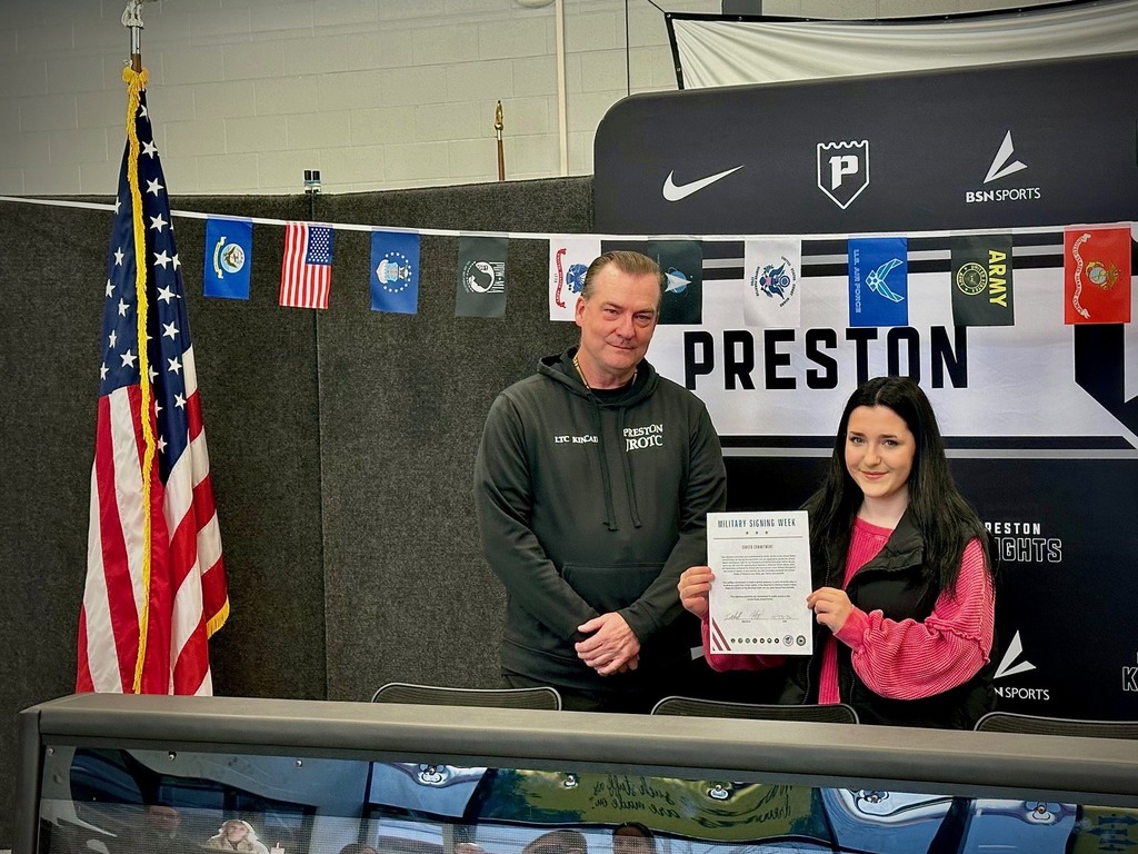 military signing day collage