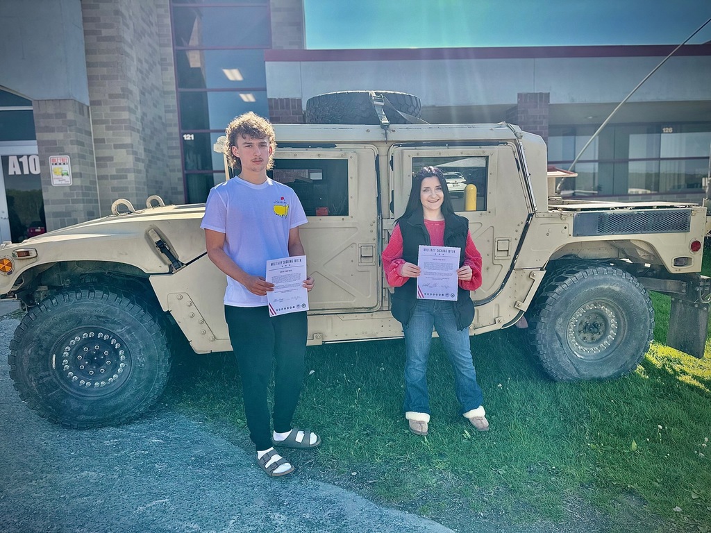 military signing day collage
