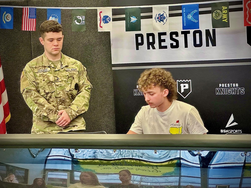 military signing day collage