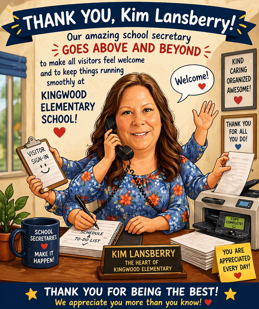 KES celebrates Kim Lansberry this week  for Administrative Professionals Day!