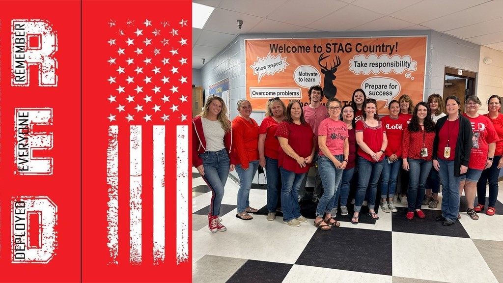 Kingwood Elementary proudly showed our support during our recent RED Friday—a day dedicated to Remember Everyone Deployed. 