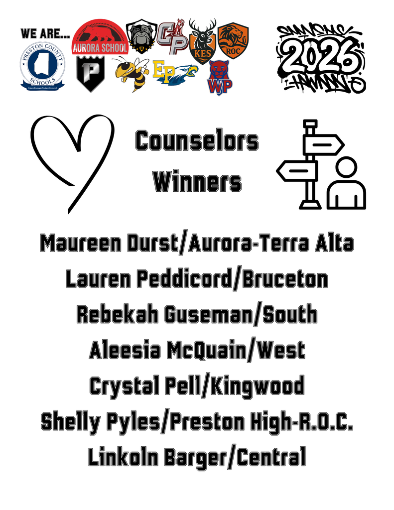 text only - list of winners