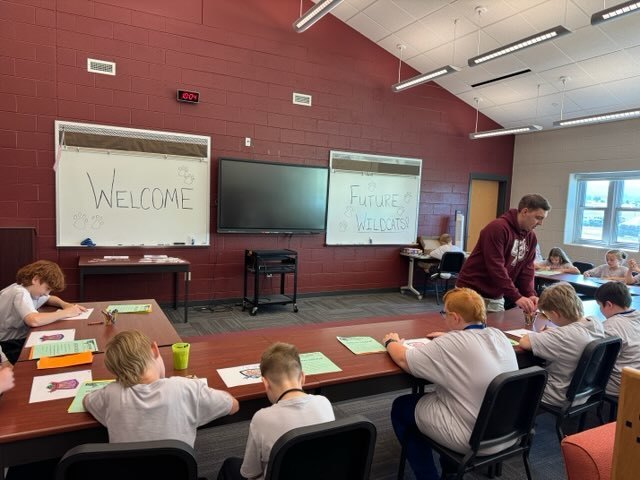 On Friday morning, our fourth grade students came one step closer to transitioning from Stags to Wildcats with the annual Step Up Day! 