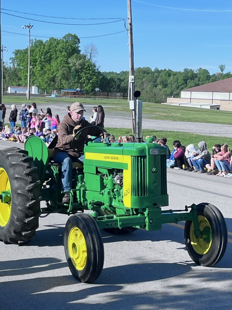 KES was excited to partake in the third annual PHS "Take Your Tractor to School Day" on Friday morning!