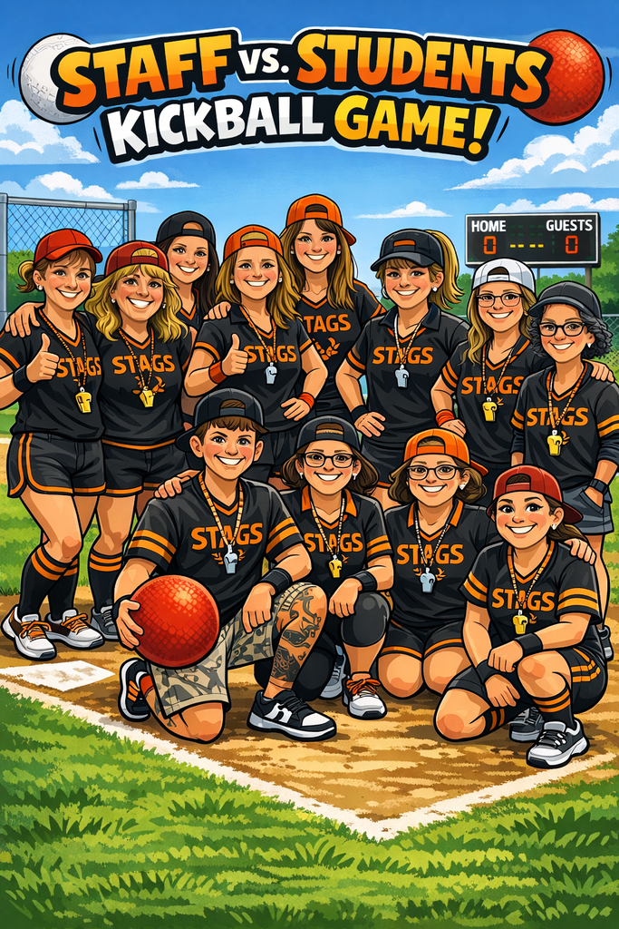 Third and fourth grade students will square off against staff members in a kickball game tomorrow, Tuesday, May 19th! This is an incentivized experience that our upper grade levels earned for reaching the iReady proficiency goals in reading and math that were set for them! 