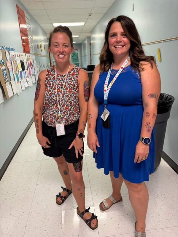 TATTOO THE TEACHER! Well… KES students have officially left their mark!