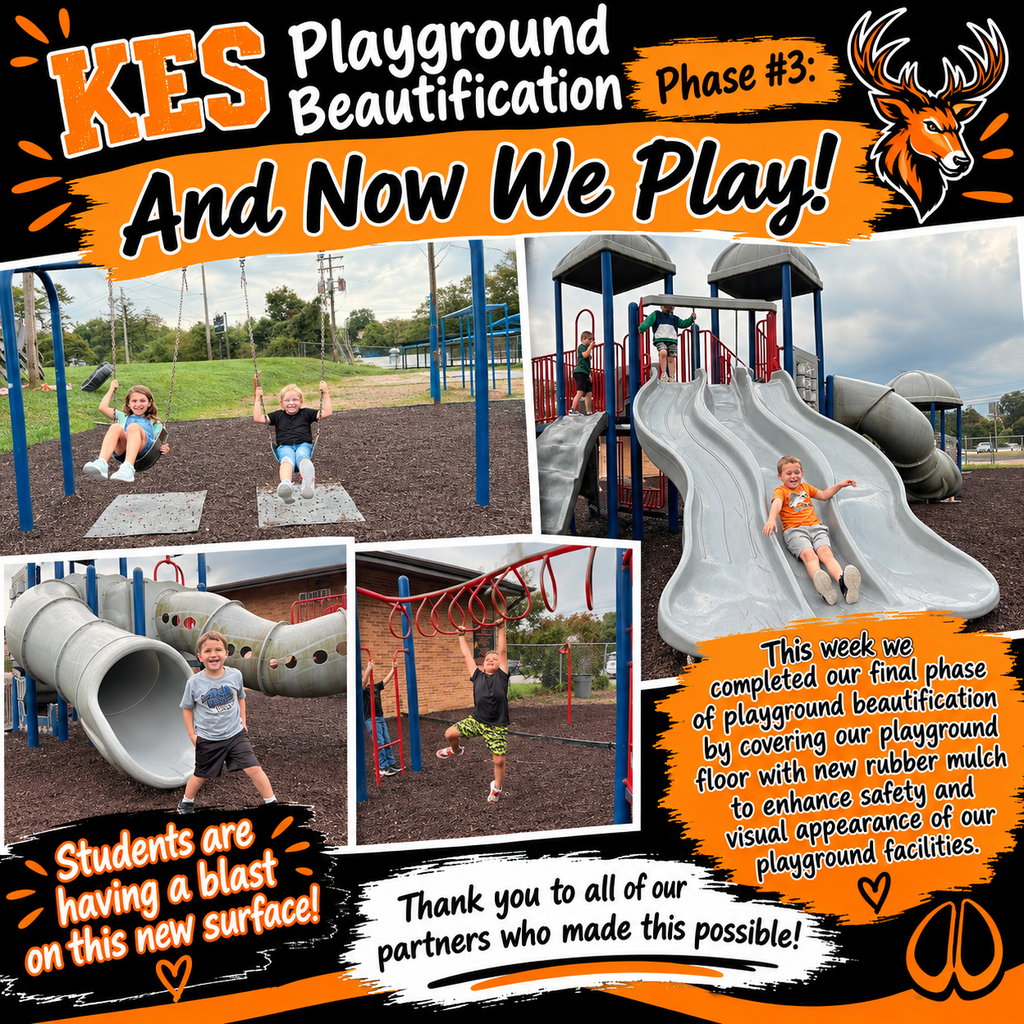 Students are having a blast on the new playground surface!