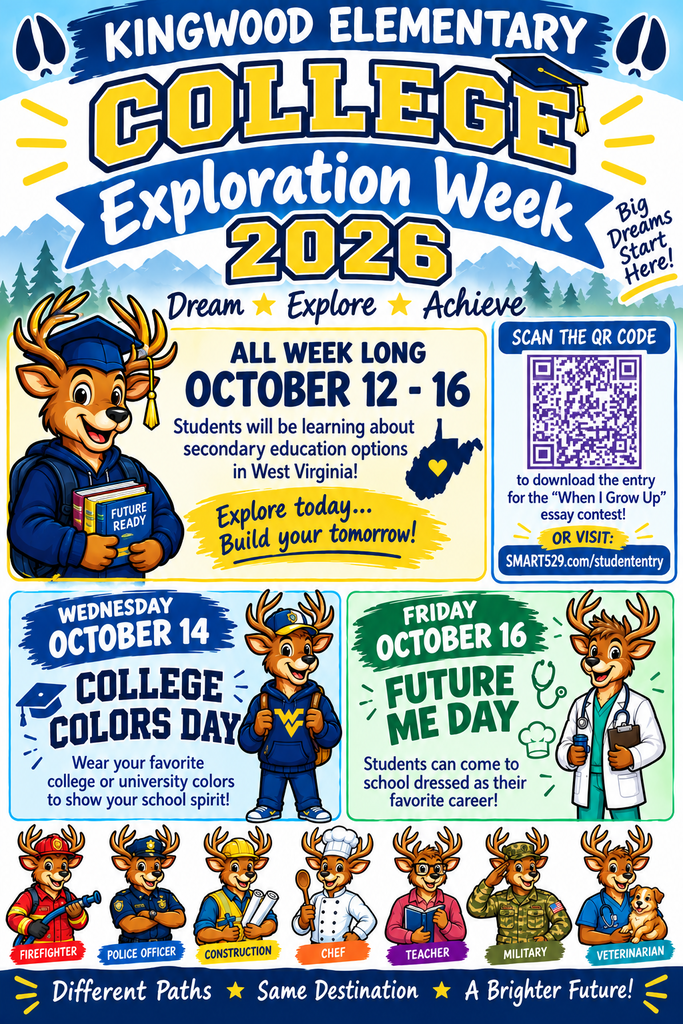 October 12-16 is College Exploration Week at KES!