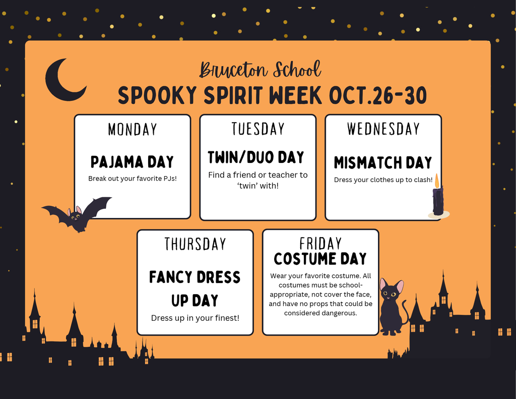 spooky spirit week