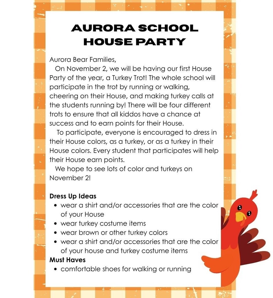Turkey Trot Info 