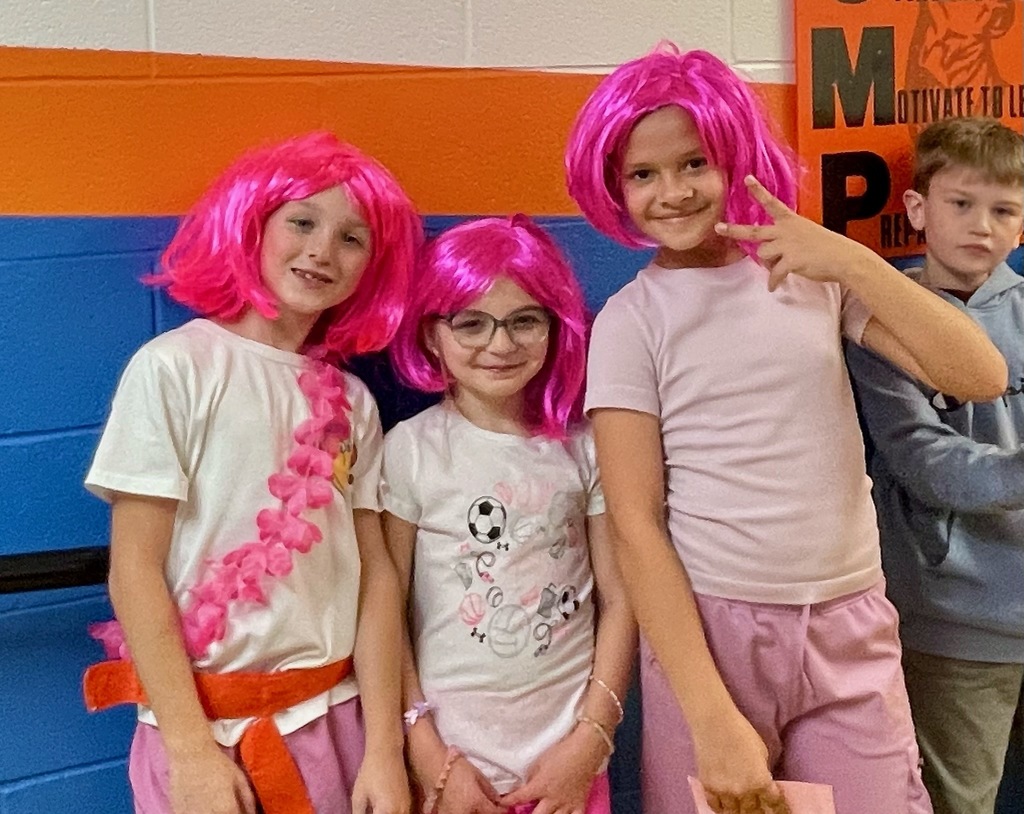 Kingwood Elementary was a sea of pink yesterday as our Stags came together in support of Breast Cancer Awareness Month!