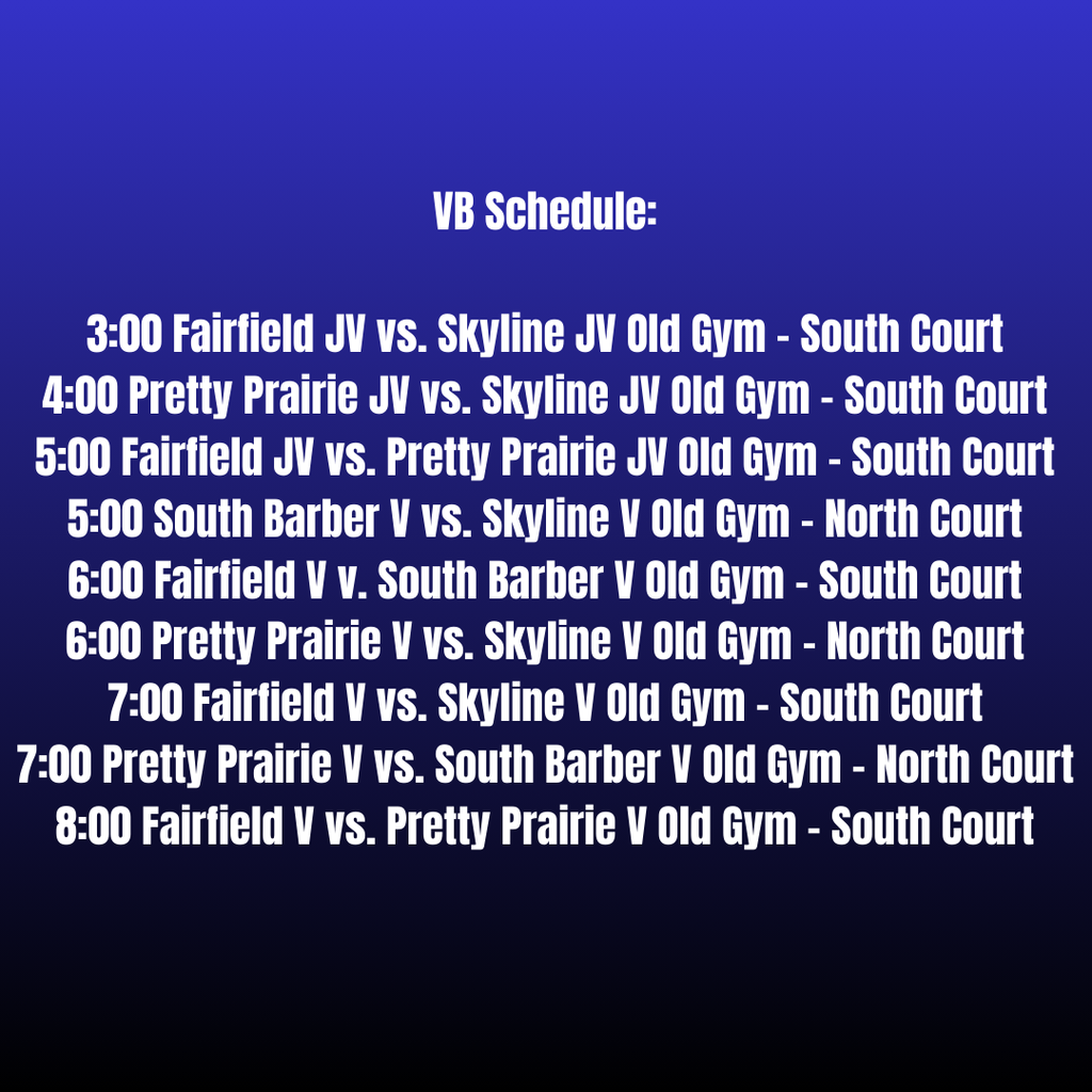 VB Schedule 