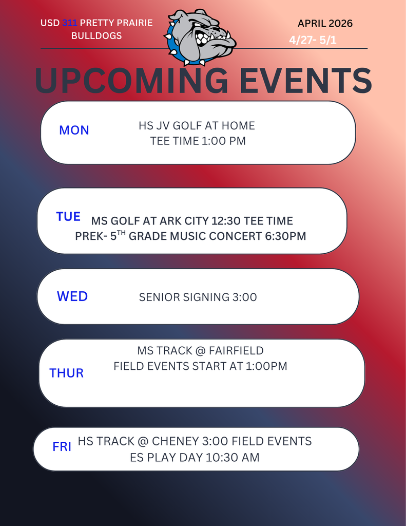 Upcoming events 