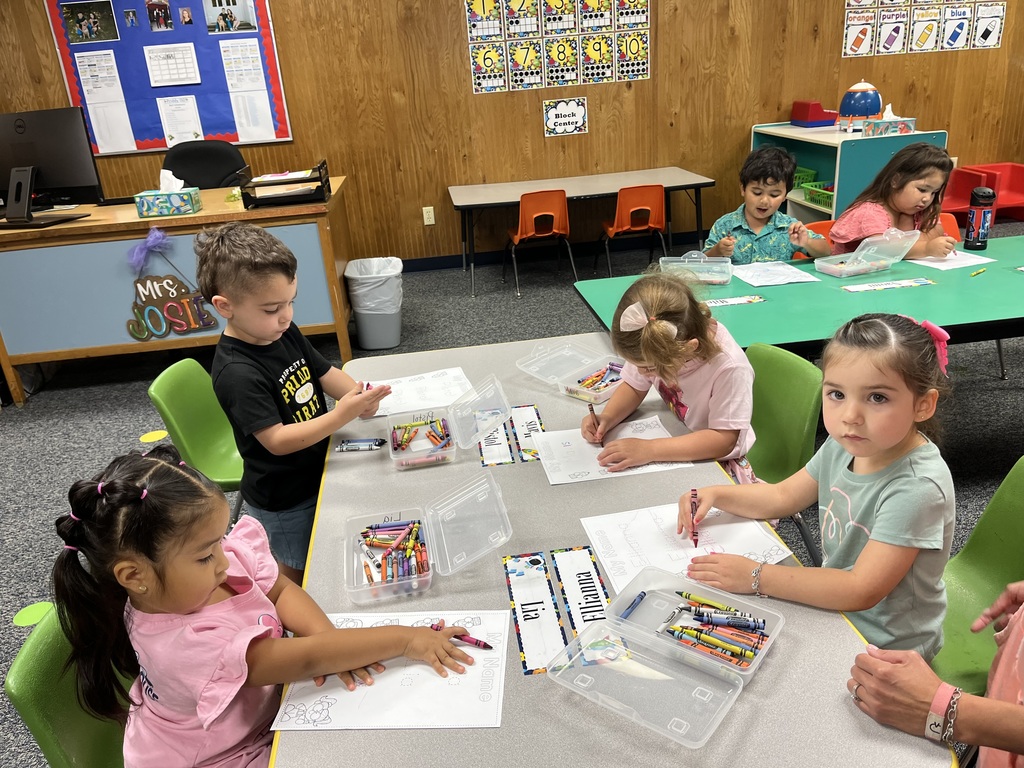 The first week has been full of new experiences for our Pre-K students, and they are doing a fantastic job adjusting.