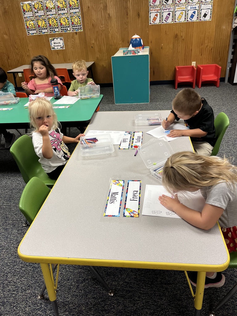 The first week has been full of new experiences for our Pre-K students, and they are doing a fantastic job adjusting.