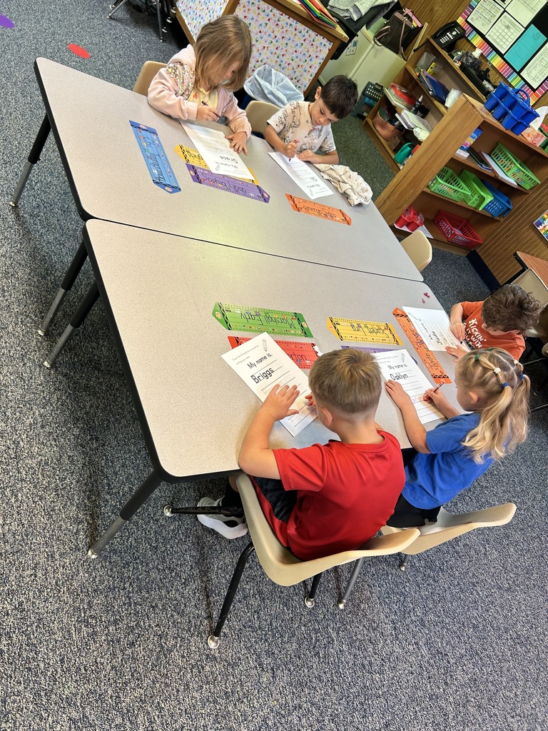 The first week has been full of new experiences for our Pre-K students, and they are doing a fantastic job adjusting.