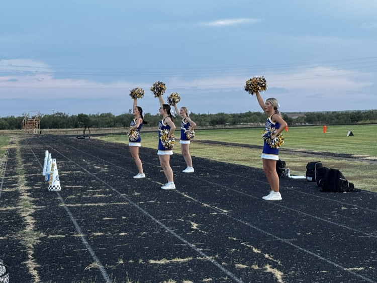 Their cheerleaders .