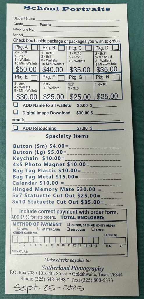 order form