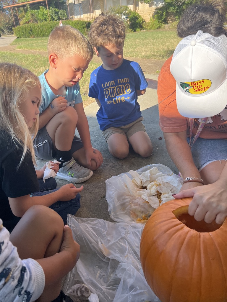 Making jack-o-lanterns 🎃