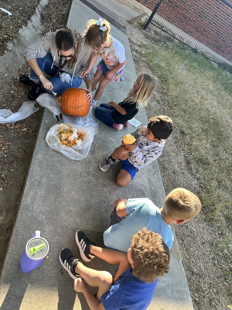 Making jack-o-lanterns 🎃