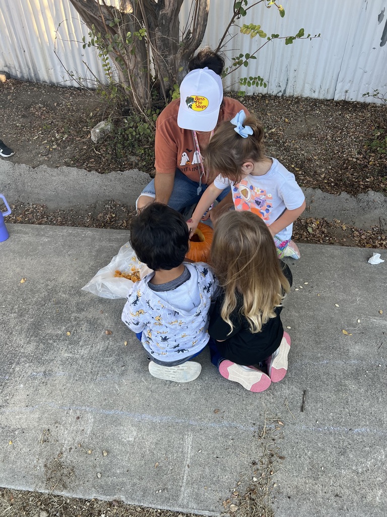 Making jack-o-lanterns 🎃