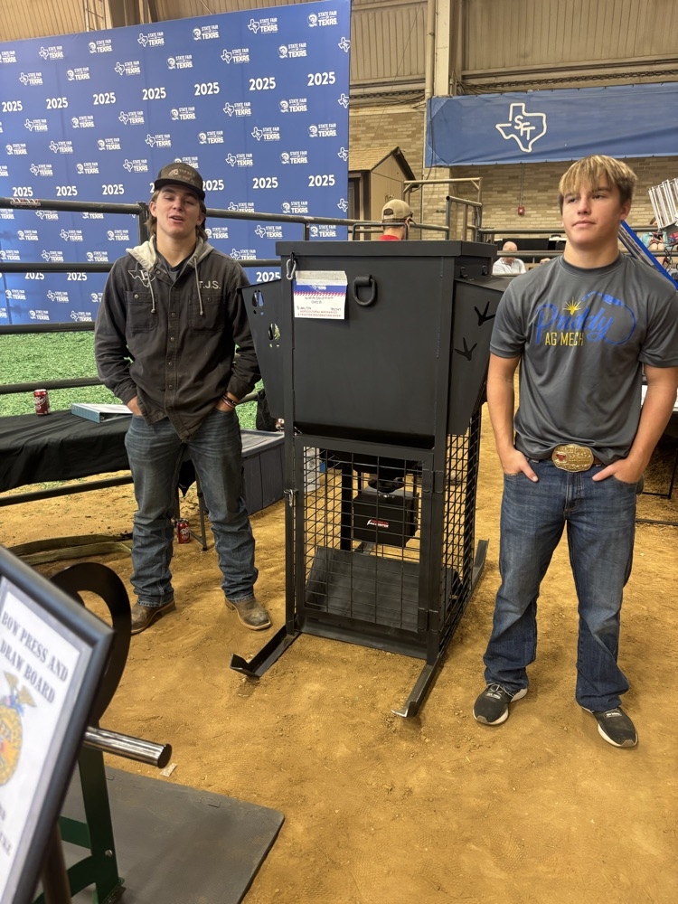 Shane and Trapper with their feeder.