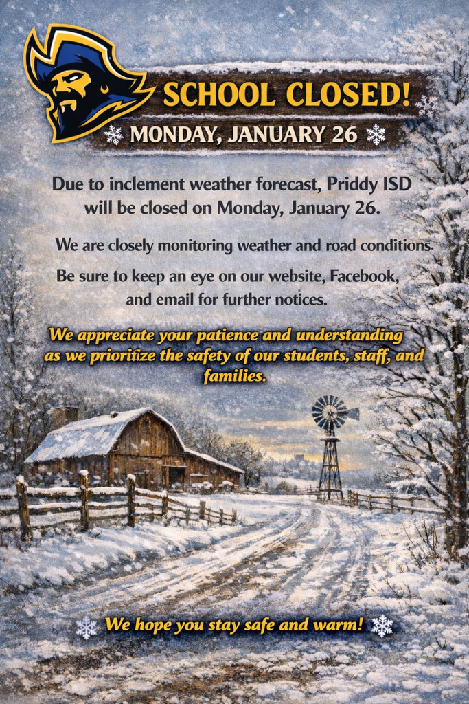 School Closing announcement